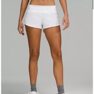 Lululemon speed up low rise lined short 2.5”
